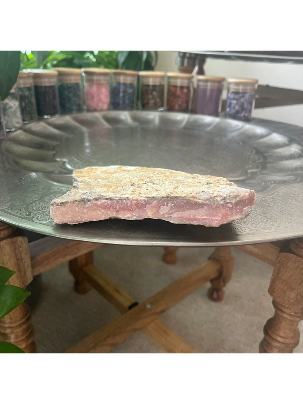RAW Rough Cut Pink Opal